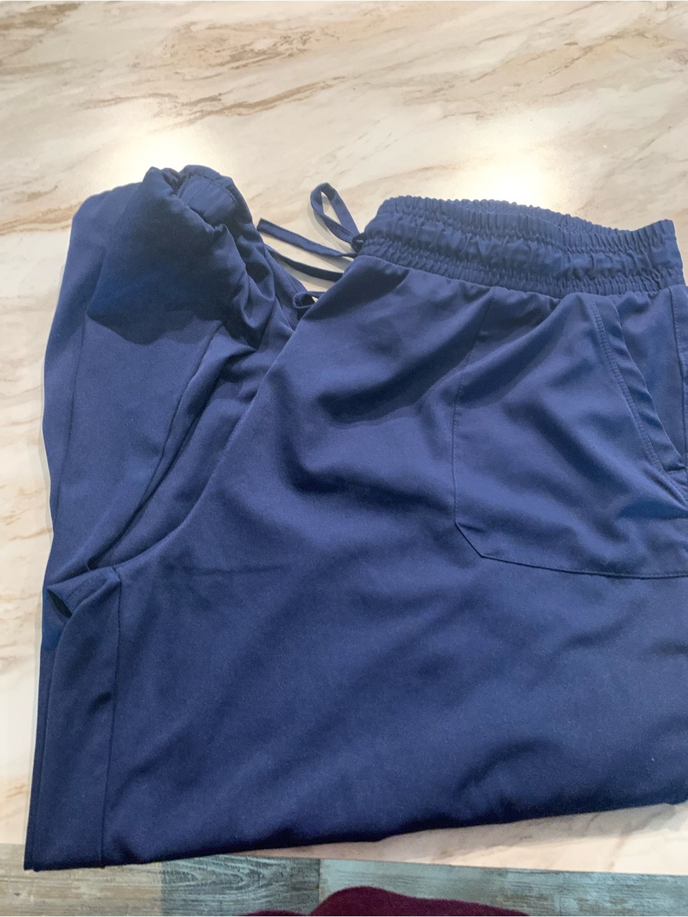 Navy Blue healing Hands Scrub Set